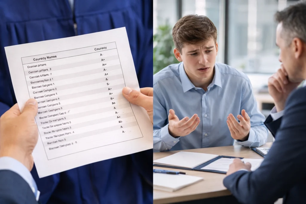 Employers' Notice Communication Before Grades